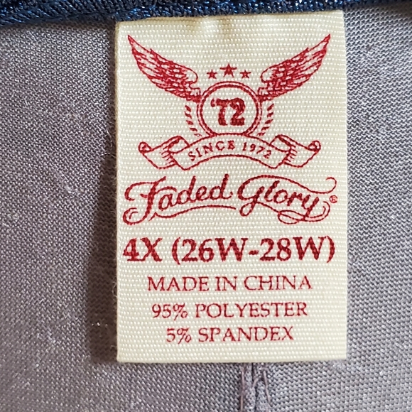 NAVY BLUE SHIMMER ☆ CAGE NECK TOP ☆ 4X ☆ NWT - Picture 8 of 10